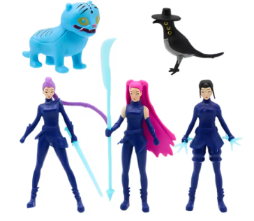 5pcs/Set Kpop Demon Hunters Figure Model Toy