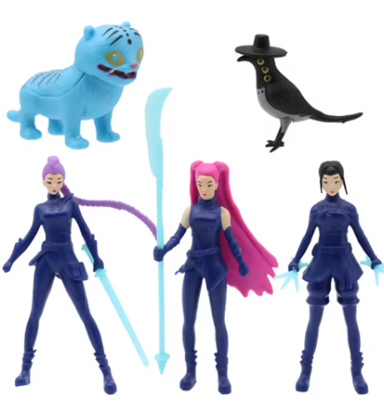 5pcs/Set Kpop Demon Hunters Figure Model Toy