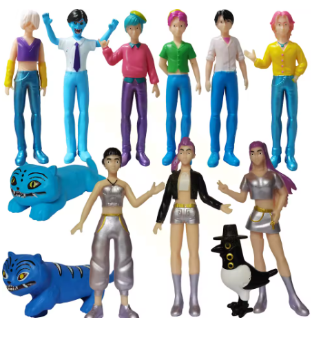 Set Kpop Demon Hunters Figure Model Toy