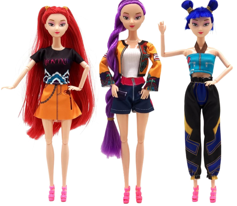 Set Kpop Demon Hunters Figure Model Toy