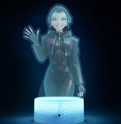 K-POP chasseurs de démons Kawaii Zoe Mira Rumi Saja garçons Superstar lumière monochrome télécommande 16 couleurs lumière veilleuse