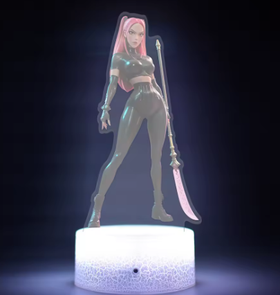 K-POP chasseurs de démons Kawaii Zoe Mira Rumi Saja garçons Superstar lumière monochrome télécommande 16 couleurs lumière veilleuse