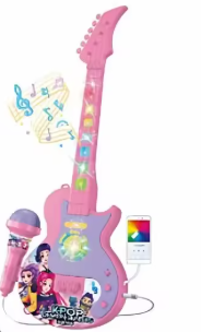 Kpop Demon Music Microphone Jouet pour enfants avec microphone léger Peut jouer des chansons Jouet Cadeaux d'Halloween et de Noël pour les enfants