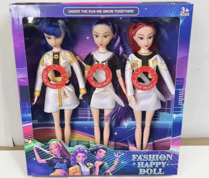 Lot de 3 Poupees Demon Hunters avec Music, neuf dans leur boite